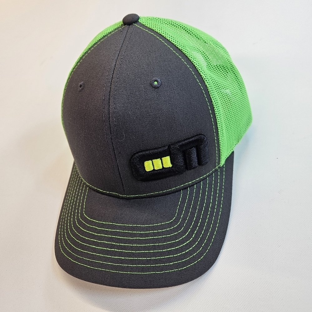 Richardson Style 112 Green And Black Trucker Hat Cap